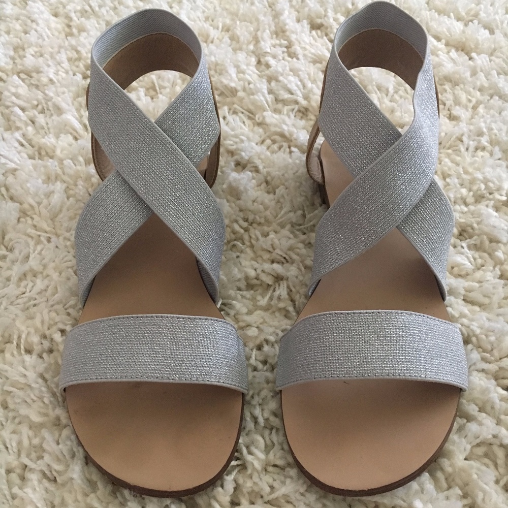 Splendid Congo Stretch Sandal in Silver (9.5)